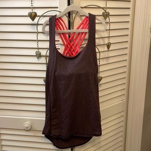 lululemon tank with built in sports bra size 2